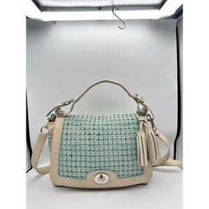 Coach Legacy Caning Romy Crossbody Robin Light Sand 23411 Woven Leather